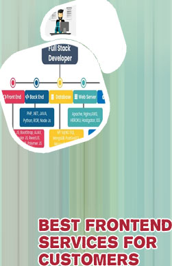 Front end web development services
